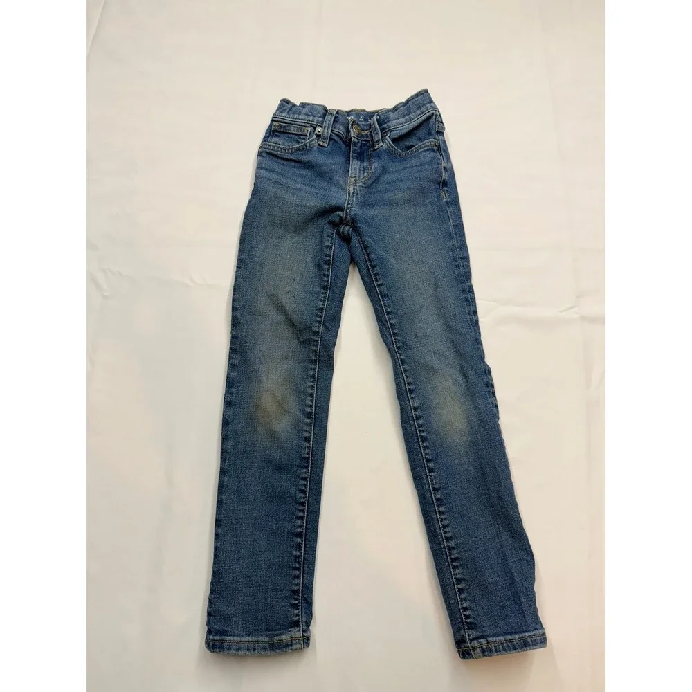 OLD NAVY OSHKOSH Boys 7 Straight Adjustable Waist Bundle Slim Jeans Khakis P2